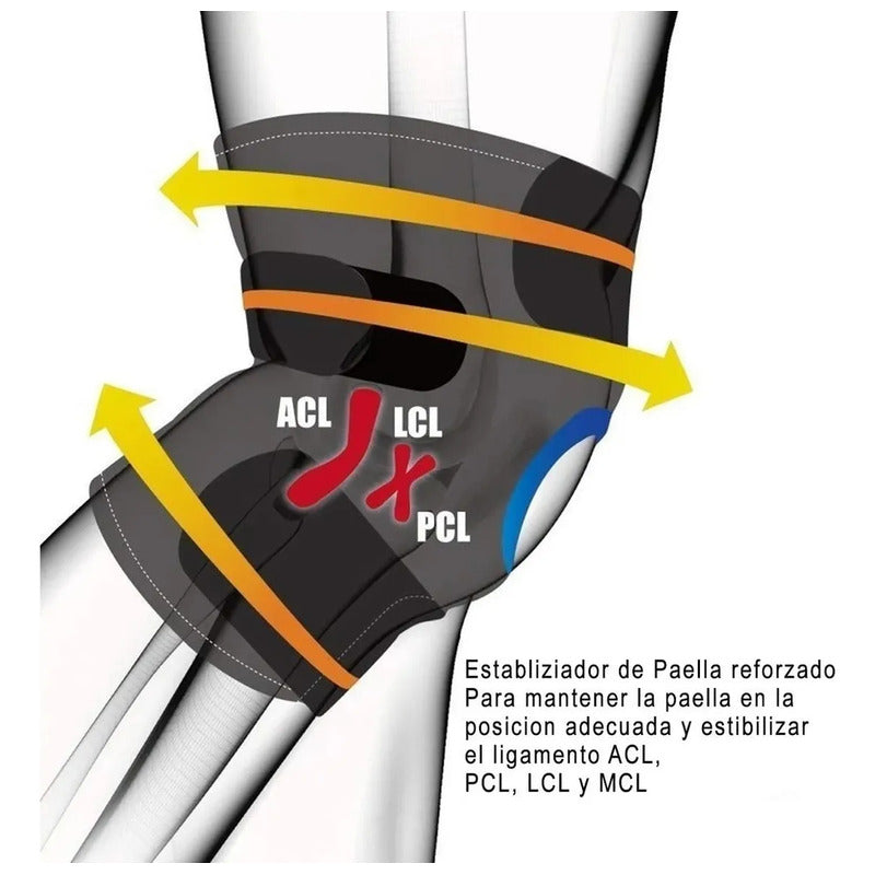 Rodillera Ortopédica Ajustable para Alivio del Dolor de Rodilla
