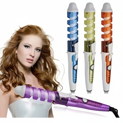 Combo Rizador de Cabello Ondas Sirena y Cepillo Alisador