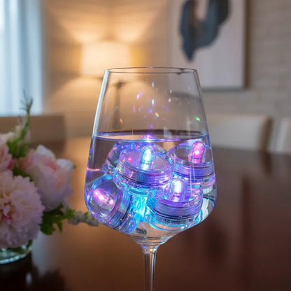 Set de 12 Velas LED Sumergibles para Decoración del Hogar