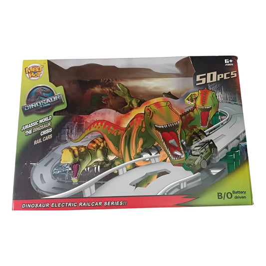 Pista Dinosaurio T Rex Veloz Wheels HM-008 - 50 Piezas