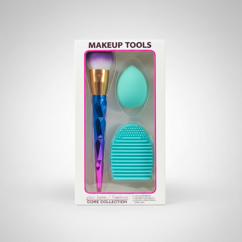 Kit De Maquillaje 3 En 1 Para Un Look Impecable