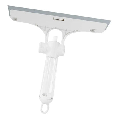Limpiavidrios Manual con Rociador Integrado - Blanco