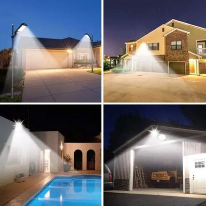 Lámpara Solar LED Exterior 20W con Sensor de Luz y Control