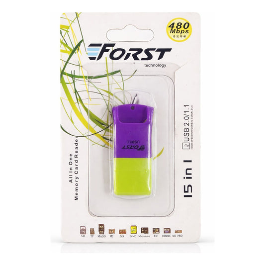 Lector de Tarjetas Multifuncional 15 en 1 USB 2.0