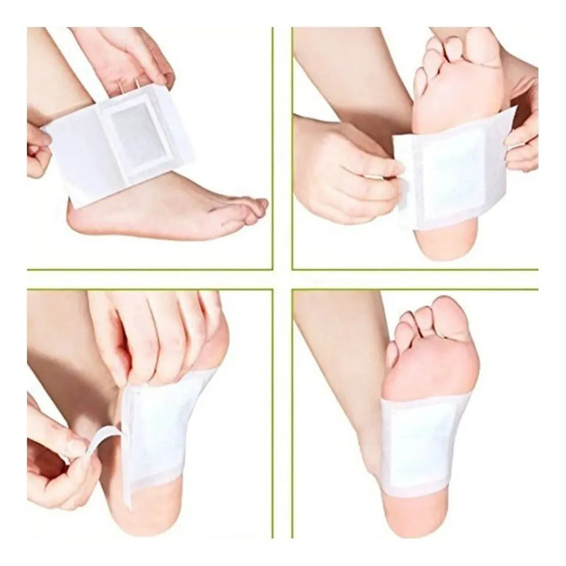 Parche Desintoxicante Natural para Pies - 30 Unidades