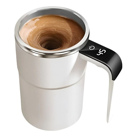 Taza Mezclador Automático con Termómetro LCD - Ideal para Café