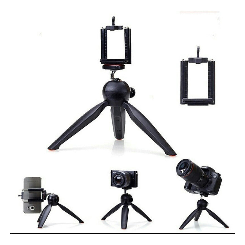 Mini Trípode Plegable para Celular y Cámara - Ideal para Viajes