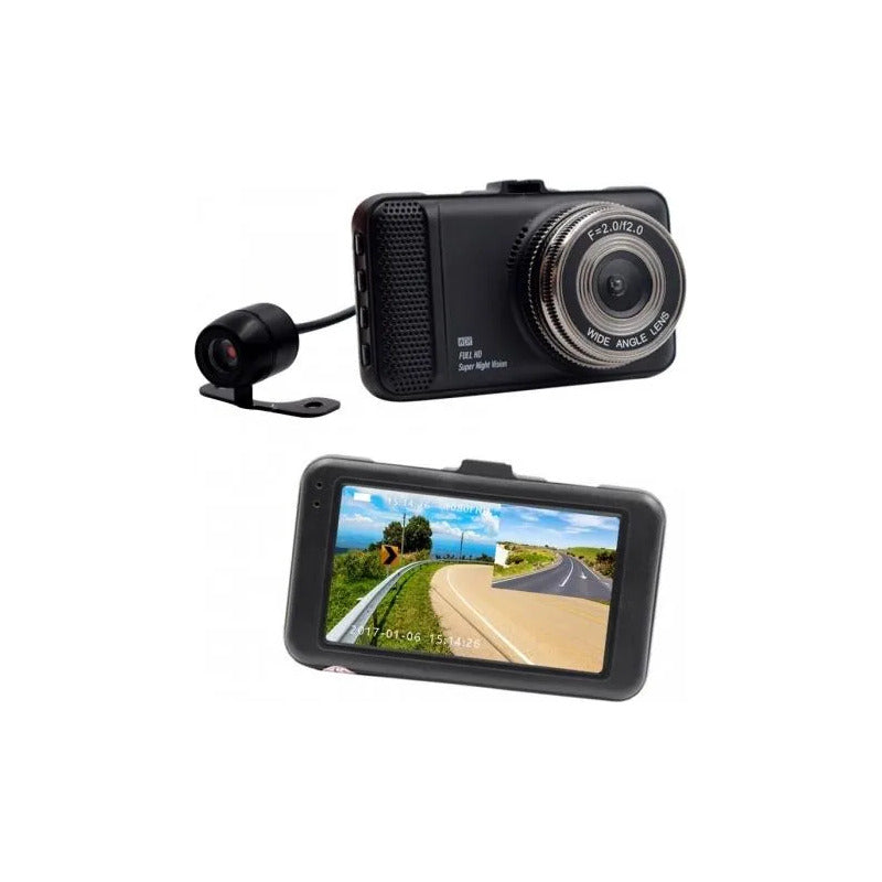 Cámara Doble Lente Full HD 1080p para Vehículos Modelo T659