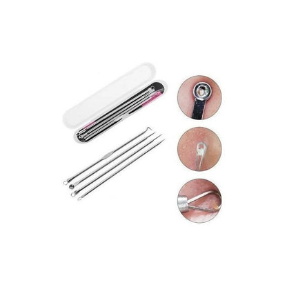 Extractor de Puntos Negros y Espinillas - Kit Manual de 4 Piezas