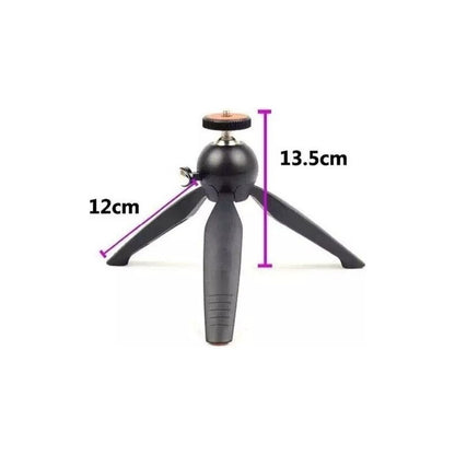 Mini Trípode Plegable para Celular y Cámara - Ideal para Viajes