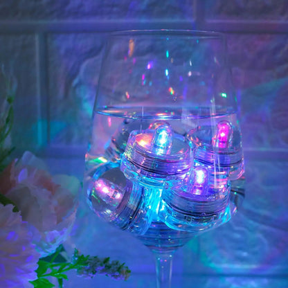Set de 12 Velas LED Sumergibles para Decoración del Hogar