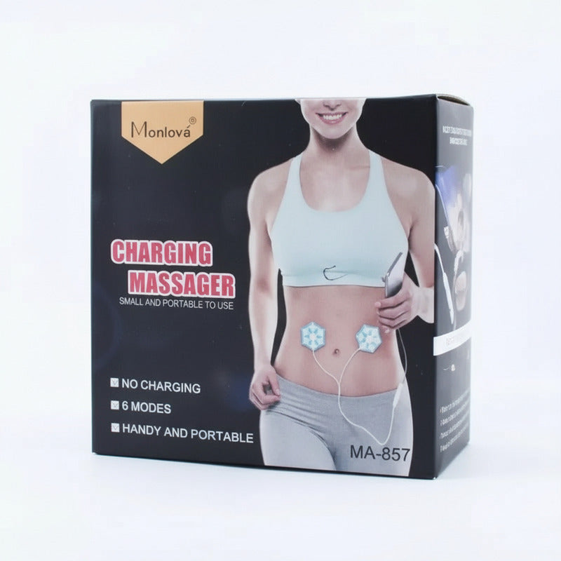 Masajeador Eléctrico Corporal con Tecnología EMS y 2 Electrodos