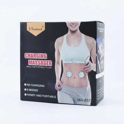 Masajeador Eléctrico Corporal con Tecnología EMS y 2 Electrodos
