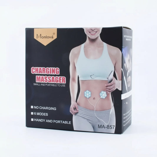 Masajeador Eléctrico Corporal con Tecnología EMS y 2 Electrodos