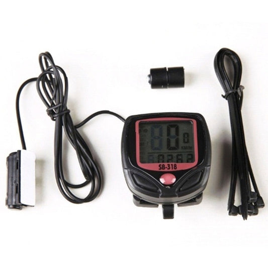 Velocímetro Digital para Bicicleta - 15 Funciones, Color Negro