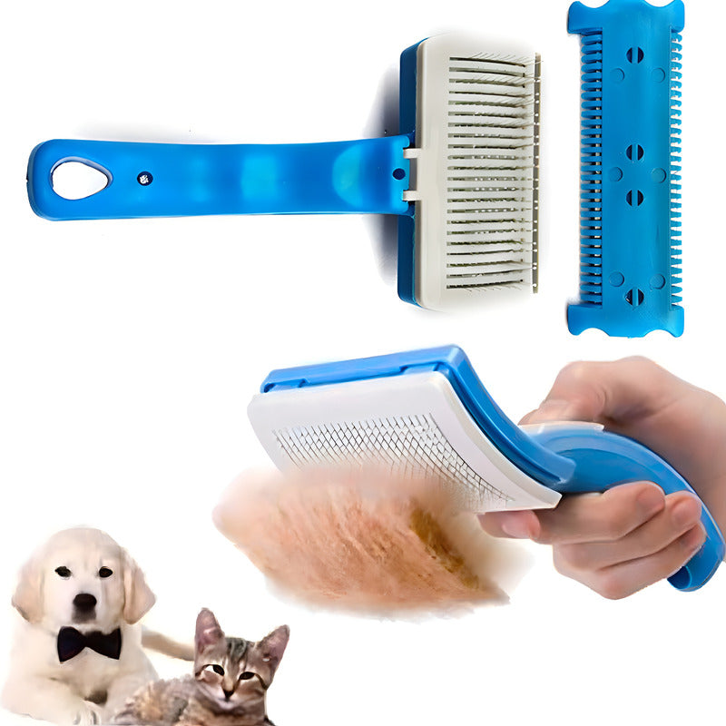 Cepillo Quitapelos para Perros y Gatos con Cerdas de Acero