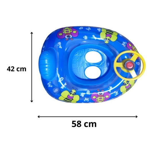 Flotador Inflable para Niños en Forma de Carro 42x58