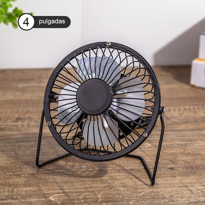 Mini Ventilador Portátil USB para Oficina Personal Negro