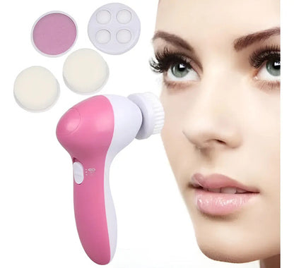 Limpiador Facial Eléctrico 5 en 1 Masajeador de Piel