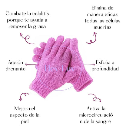 Guante Exfoliante De Ducha Y Baño Corporal