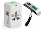 Combo Viajero Báscula Equipaje Y Adaptador Universal