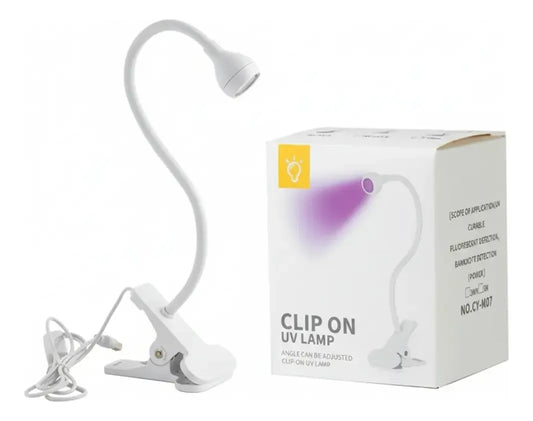 Lámpara Uv Para Uñas Press On Con Clip Flexible Usb