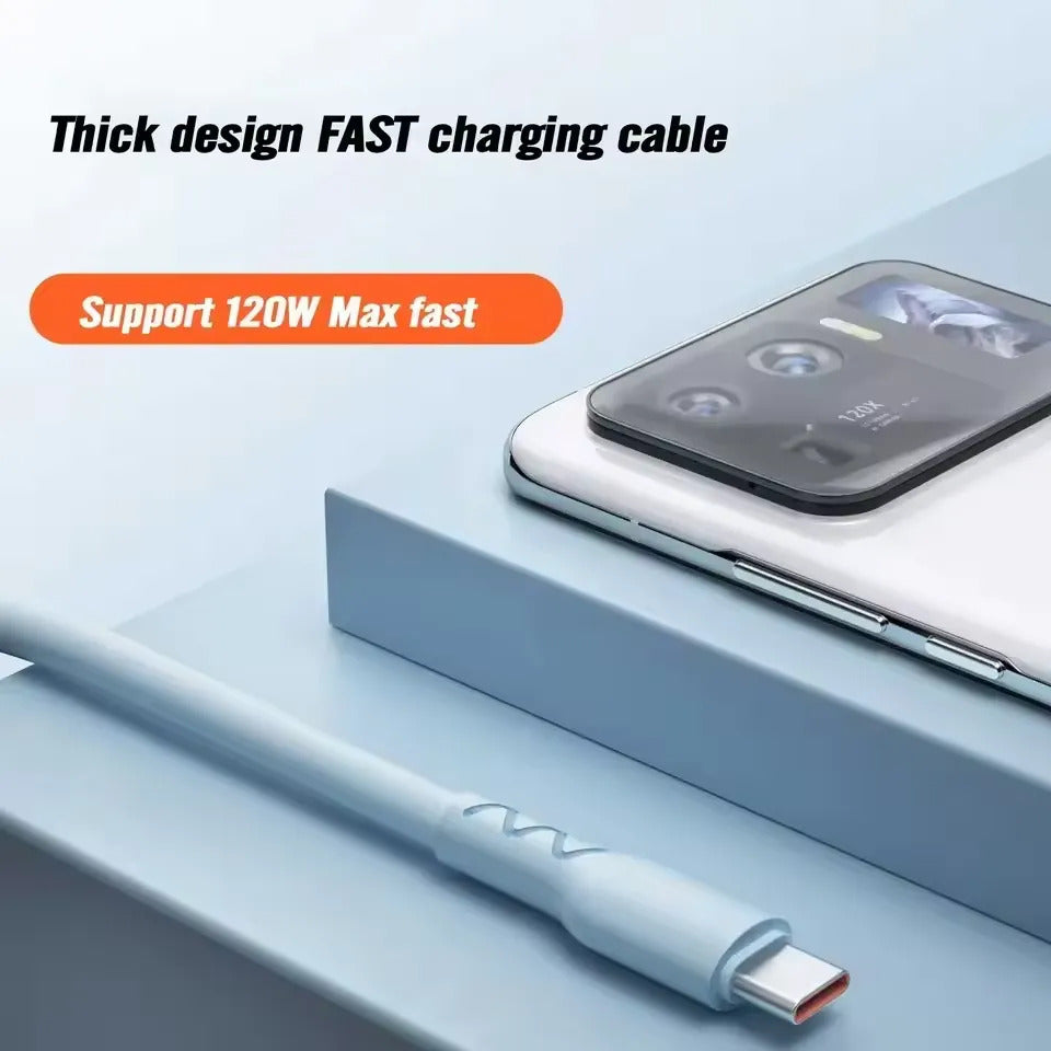 Cable USB-A a USB-C de 1 Metro para Carga Rápida y Datos