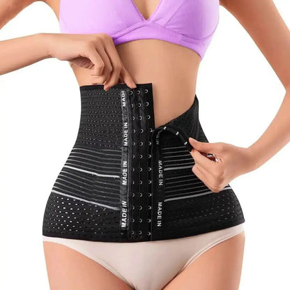 Corset Faja Colombiana Modeladora Cinturilla Negro S