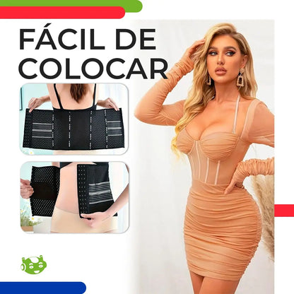 Faja Modeladora Cinturilla Colombiana Negro Talla S