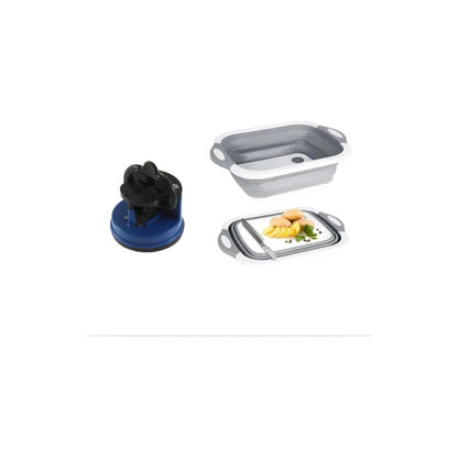 Afilador de Cuchillos y Tabla para Picar Plegable