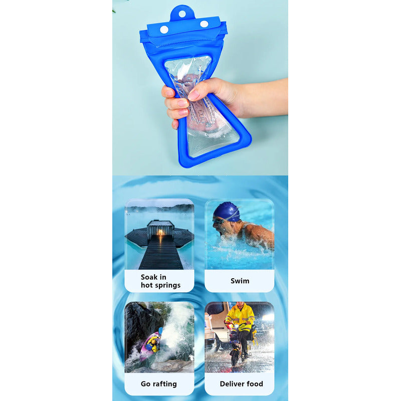 Funda Impermeable para Celular con Cordón – Domiciliarios, Playa y Piscina