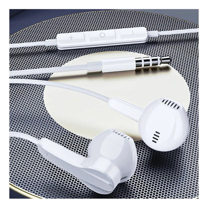 Audífonos Alámbricos 3.5 mm con Micrófono y Control de Volumen – 1,2 m