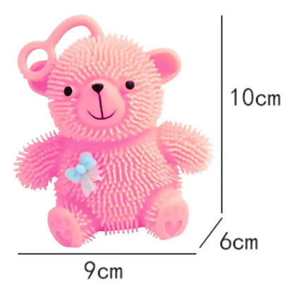 Osito Squishy con Luz LED Anti Estrés X3
