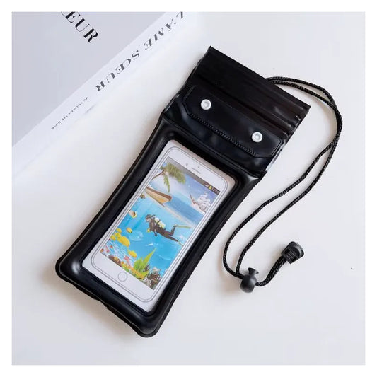 Funda Impermeable para Celular con Cordón – Domiciliarios, Playa y Piscina