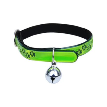 Collar Reflectante Con Cascabel Para Gato Y Cachorro