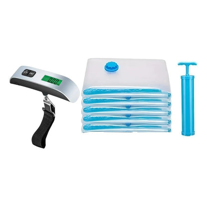 Báscula Digital 50kg + Bolsas De Empaque al Vacío x5
