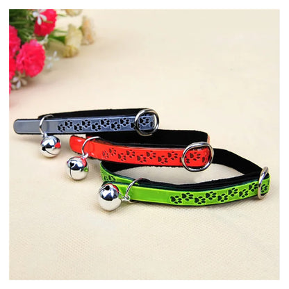 Collar Reflectante Con Cascabel Para Gato Y Cachorro