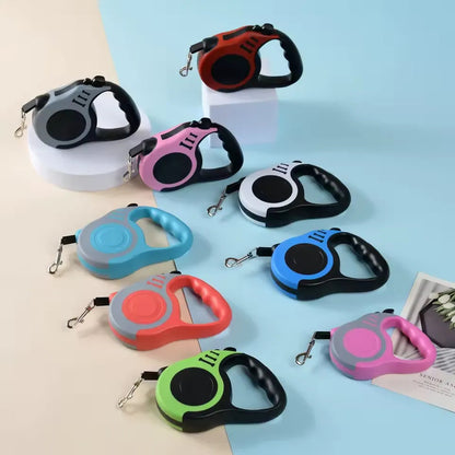 Correa Retráctil Automática para Perros y Gatos 5M