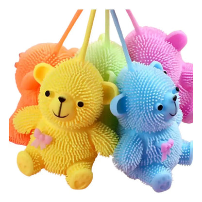 Osito Squishy con Luz LED Anti Estrés X3