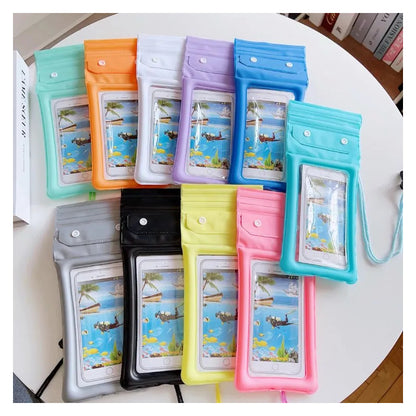 Funda Impermeable para Celular con Cordón – Domiciliarios, Playa y Piscina