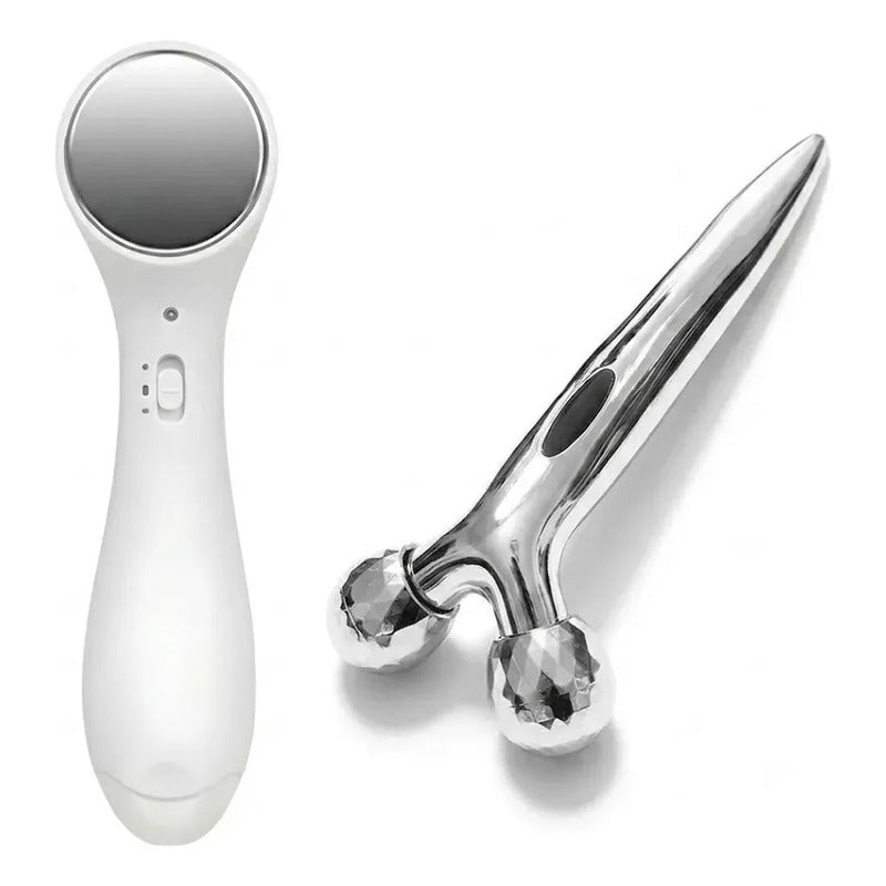 Combo Masajeador Facial 3D y Vibratorio
