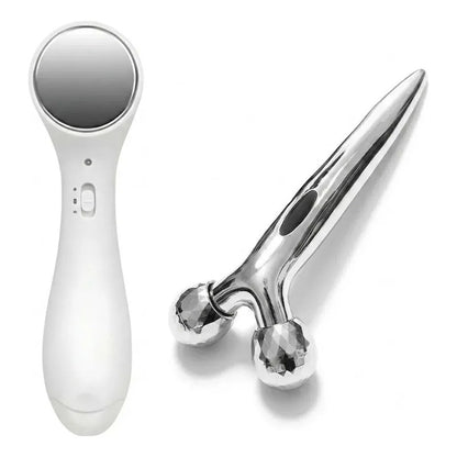 Combo Masajeador Facial 3D y Vibratorio