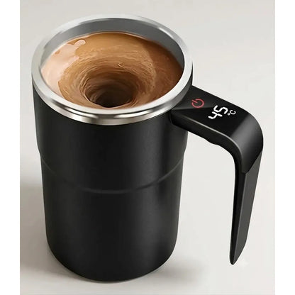 Taza Mezcladora Automática con Termómetro LCD