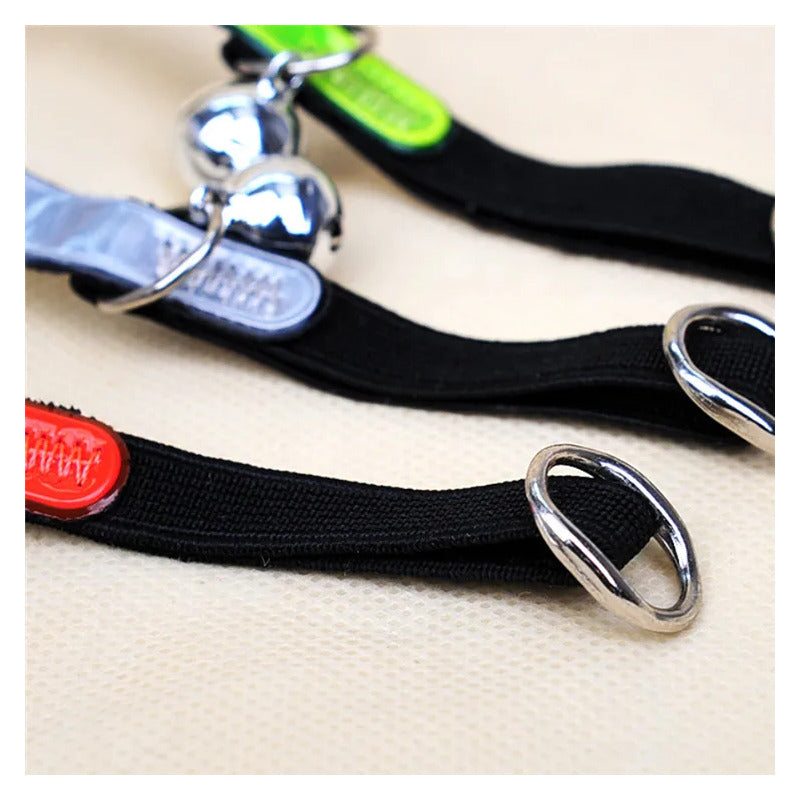 Collar Reflectante Con Cascabel Para Gato Y Cachorro