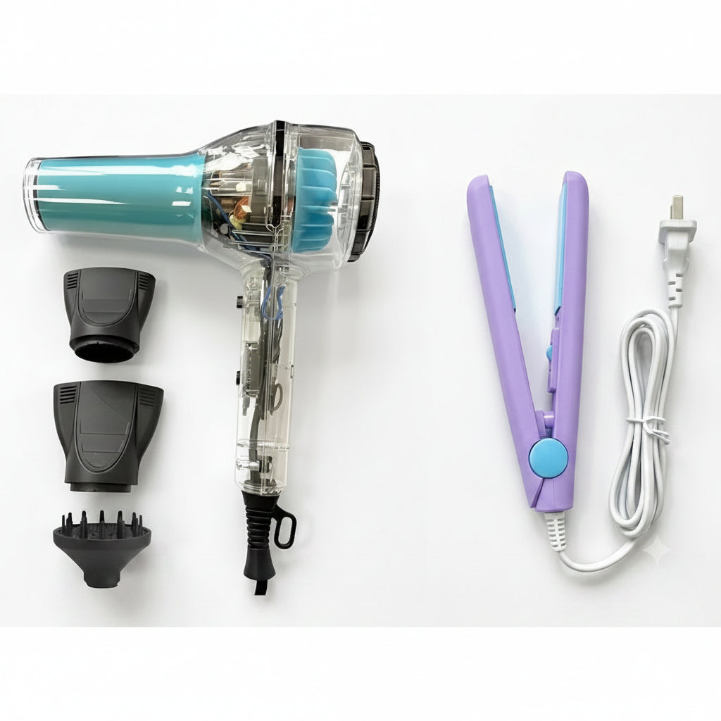 Secador De Cabello Profesional + Mini Planchita (obsequio)