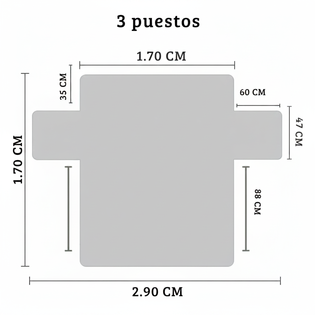 Protector de sofá 3 puestos reversible gris y negro