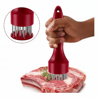 Ablandador de Carne Manual con Agujas de Acero Inoxidable