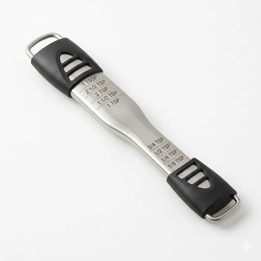 Cuchara Medidora Ajustable Doble Acero Inoxidable