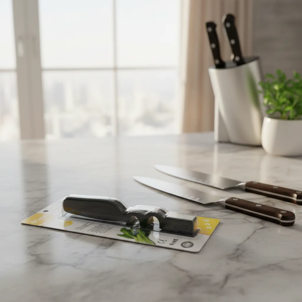 Afilador De Cuchillos Manual 3 Etapas para Cocina Profesional