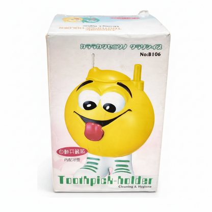 Dispensador De Palillos Amarillo - Diseño Divertido y Práctico